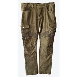 Winx Wheels Men's Large Ride Ready Cargo Motorcycle Pants Muted Green 34" x 29"